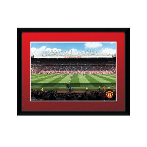 Manchester United obrázek v rámečku Old Trafford 8 x 6