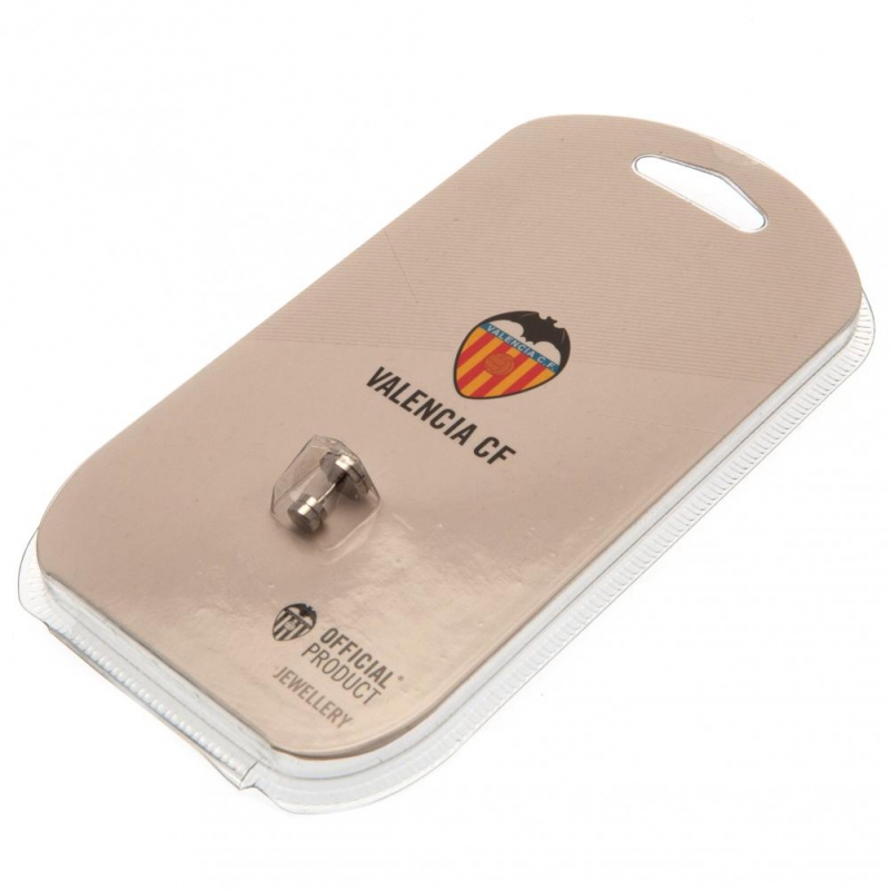 Valencia CF náušnice Stainless Steel Stud Earring - FAN-store.cz