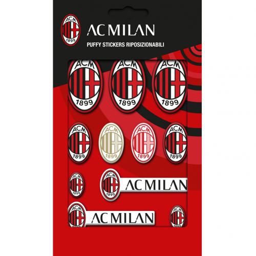 AC Milan samolepky Bubble Sticker Set