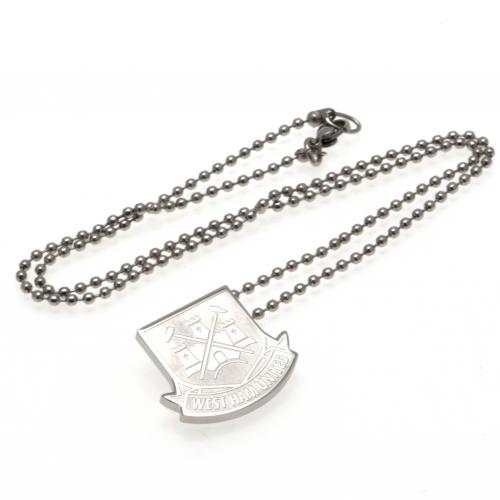 West Ham United řetízek na krk s přívěškem Stainless Steel Pendant & Chain CT LG