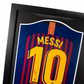 Legendy zarámovaný dres FC Barcelona Signed Shirt Silhouette