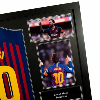Legendy zarámovaný dres FC Barcelona Messi Signed Shirt (Framed)