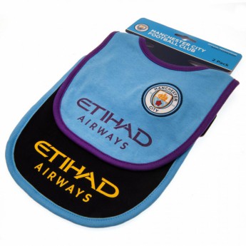 Manchester City dětský bryndák 2 Pack Bibs PL