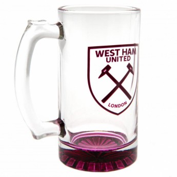 West Ham United sklenice Stein Glass Tankard