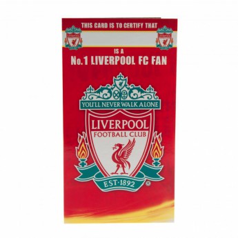 FC Liverpool narozeninové přání Birthday Card No 1 Fan