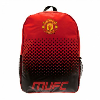 Manchester United batoh na záda Backpack red and black
