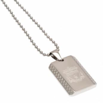 FC Liverpool řetízek na krk se psí známkou Dog Tag & Chain PT