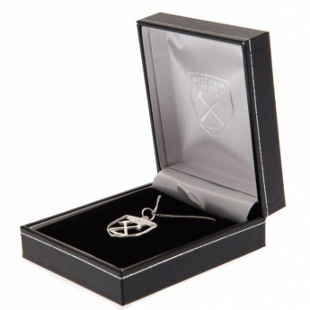 West Ham United řetízek na krk s přívěškem Sterling Silver Pendant & Chain CR