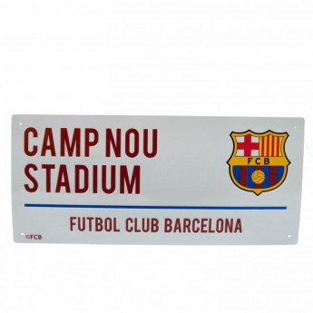 FC Barcelona cedule na zeď Street Sign