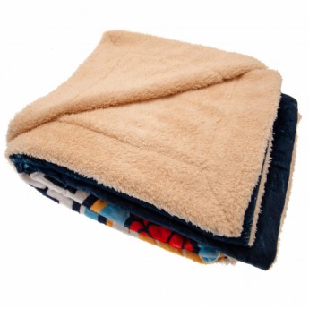 Manchester City fleecová deka Sherpa Blanket