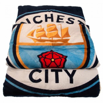 Manchester City fleecová deka Sherpa Blanket