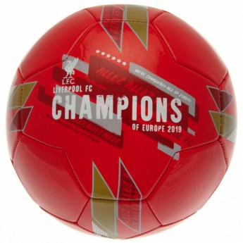 FC Liverpool fotbalový míč Champions Of Europe Football - size 5