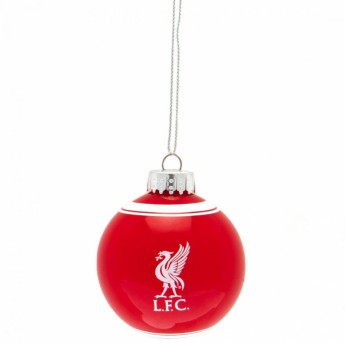 FC Liverpool vánoční ozdoby Glass Bauble