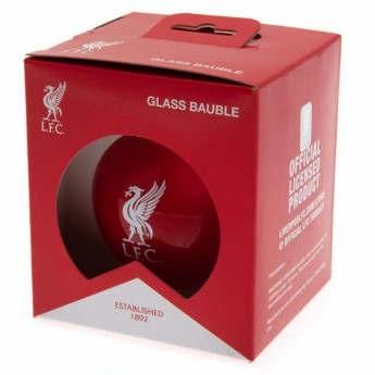 FC Liverpool vánoční ozdoby Glass Bauble