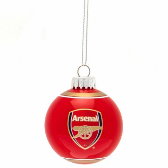 FC Arsenal vánoční ozdoby Glass Bauble