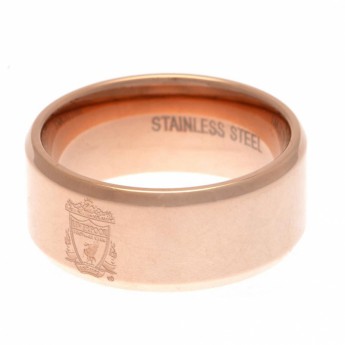 FC Liverpool prsten Rose Gold Plated Ring Large