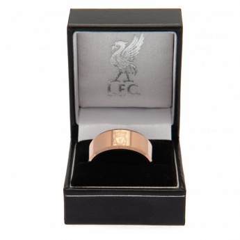 FC Liverpool prsten Rose Gold Plated Ring Medium