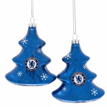 FC Chelsea vánoční ozdoby 2pk Tree Baubles