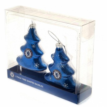 FC Chelsea vánoční ozdoby 2pk Tree Baubles