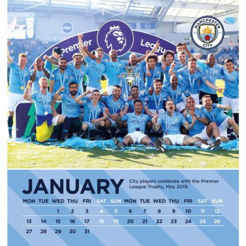 Manchester City stolní kalendář 2020