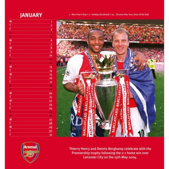 FC Arsenal stolní kalendář 2020