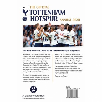 Tottenham Hotspur kniha ročenka Annual 2020