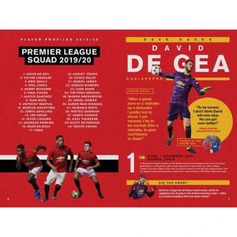 Manchester United kniha ročenka Annual 2020