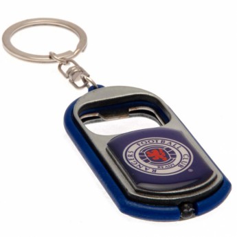 FC Rangers přívěšek s otvírakem Key Ring Torch Bottle Opener