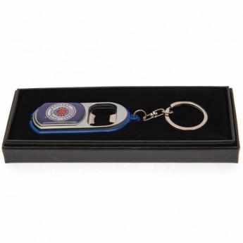 FC Rangers přívěšek s otvírakem Key Ring Torch Bottle Opener