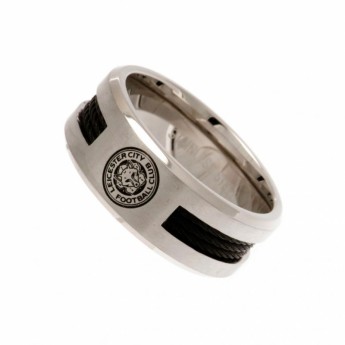 Leicester City prsten Black Inlay Ring Large