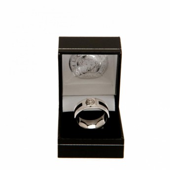 Leicester City prsten Black Inlay Ring Large