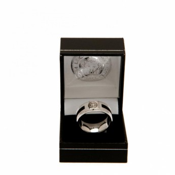 Leicester City prsten Black Inlay Ring Small