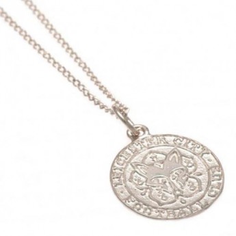 Leicester City řetízek na krk s přívěškem Sterling Silver Pendant & Chain