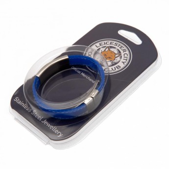 Leicester City silikonový náramek Stitched Silicone Bracelet BL