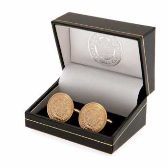 Leicester City manžetové knoflíčky Gold Plated Cufflinks