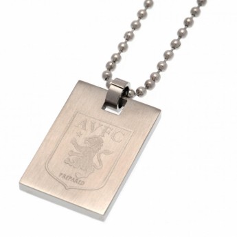 Aston Villa řetízek na krk se psí známkou Dog Tag & Chain