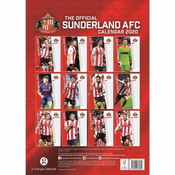 Sunderland kalendář 2020 Team A3