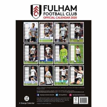 Fulham kalendář 2020 Team A3
