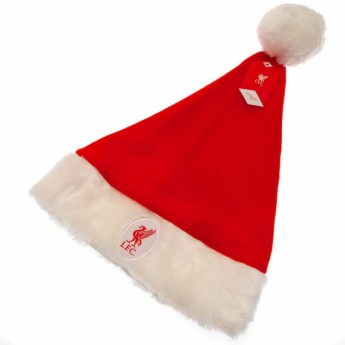 FC Liverpool zimní čepice Santa Hat1