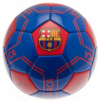 FC Barcelona fotbalový set water bottle - hand pump - size 5 ball