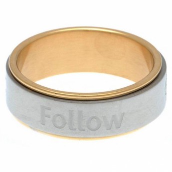 FC Rangers prsten Bi Colour Spinner Ring Medium