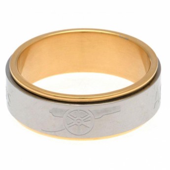FC Arsenal prsten Bi Colour Spinner Ring Large
