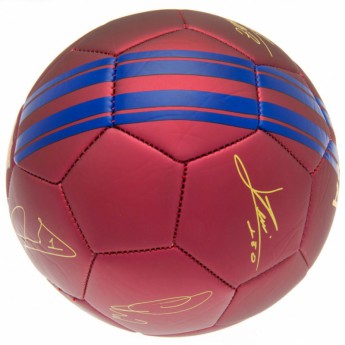 FC Barcelona fotbalový míč Football Signature MT - size 5