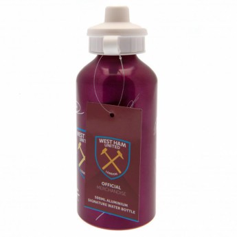 West Ham United láhev na pití Aluminium Drinks Bottle SG signature