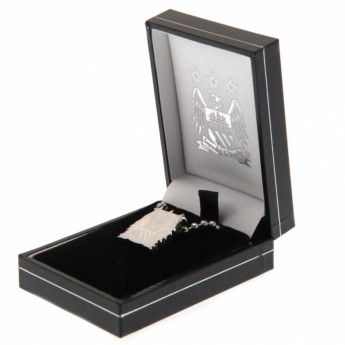 Manchester City řetízek na krk s přívěškem Stainless Steel Pendant & Chain EC