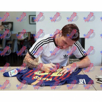 Legendy fotbalový dres FC Barcelona Messi 2018-2019 Signed Shirt