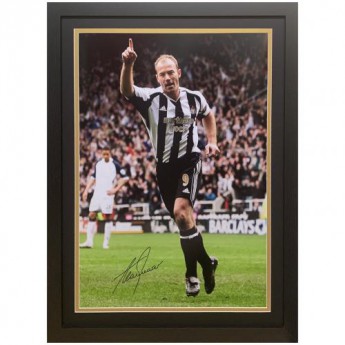 Legendy obrázek v rámečku Newcastle United FC Shearer Signed Framed Print