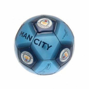 Manchester City fotbalový mini míč Skill Ball Signature - size 1