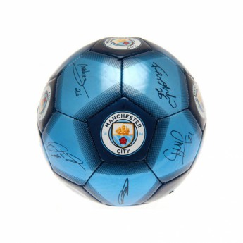Manchester City fotbalový mini míč Skill Ball Signature - size 1