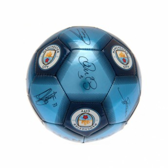 Manchester City fotbalový mini míč Skill Ball Signature - size 1